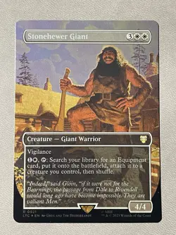 MTG: The Lord of the Rings: Stonehewer Giant Borderless Foil #0521 Rare - NM - Image 1
