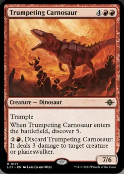 Trumpeting Carnosaur The Lost Caverns of Ixalan Regular - Image 1