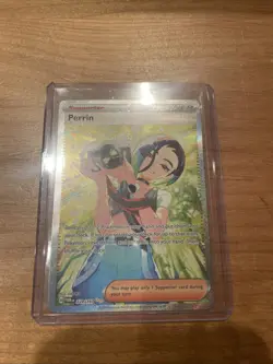 2024 POKEMON TWM EN-TWILIGHT MASQUERADE 220 PERRIN SPECIAL ILLUSTRATION RARE - Image 1