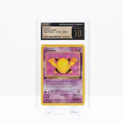 Pokemon Drowzee #54 Team Rocket 1st Edition 2000 Non Holo - CGC 10 PRISTINE - Image 3