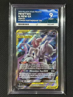 Pokemon Mewtwo & Mew GX SM191 Alt Art Black Star Promo ACE 9 - Image 4