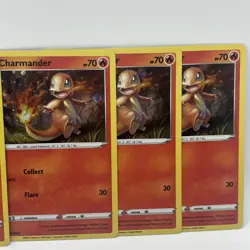 Pokemon 2021 Sword &Shield Black Star Promo Lot Of 5. Charmander Holo SWSH092 - Image 3
