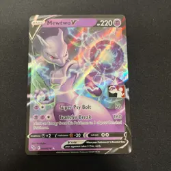 Pokemon TCG Mewtwo V Prize Pack Series Promo Play! Stamped 🔥 - Image 1