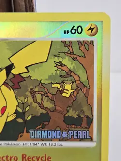 Pokemon Pikachu 94/123 Diamond and Pearl Burger King Stamped Reverse Holo (Read) - Image 3