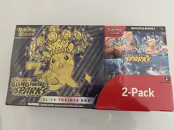 Sealed Pokemon Tcg Scarlet Violet Surging Sparks ETB And Booster Box Bundle - Image 1