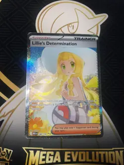 Pokemon TCG Lillie's Determination 184/132 SIR Mega Evolutions. Read description - Image 2