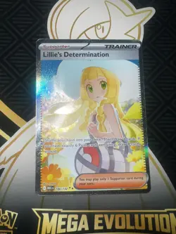 Pokemon TCG Lillie's Determination 184/132 SIR Mega Evolutions. Read description - Image 3