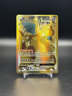 2016 POKEMON XY EVOLUTIONS #106 DRAGONITE EX ULTRA RARE FULL ART - NM - Image 1