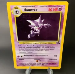 Pokemon TCG Haunter 6/62 Fossil Holo Unlimited Vintage NM-LP Vintage WOTC 1999 - Image 1