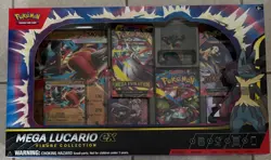 Pokemon TCG Mega Lucario ex Premium Figure Collection Box Factory Sealed - Image 1