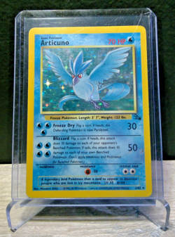 Articuno 2/62 Fossil Set Holo Rare Pokemon TCG 1999 WOTC - Image 1