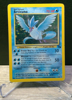 Articuno 2/62 Fossil Set Holo Rare Pokemon TCG 1999 WOTC - Image 2