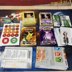 XY Evolutions Pokemon Theme Deck Set [Mewtwo Mayhem + Pikachu Power] - Image 1