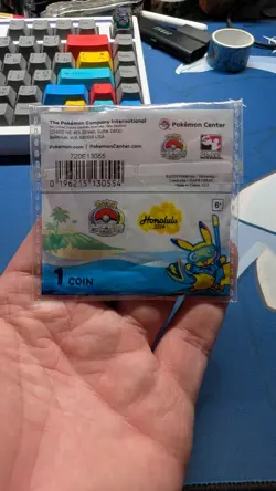 2024 Honolulu Pokemon World Championships Pikachu Metal Coin - Image 2