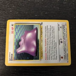 Pokemon Ditto 3/62 Fossil Holo Rare - Image 5