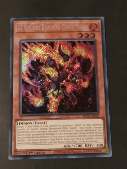 Yu-Gi-Oh ! - Le Roi des Brasiers Crime Flame - BLTR-FR028 - Secret Rare - Image 1