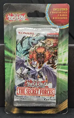 YuGiOh The Secret Forces Unlimited Hanging Booster Pack with Bonus Cards - Image 1