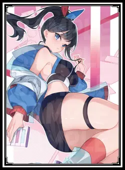 SSSS.GRIDMAN Rikka Takarada doujin Card Sleeve Protector - Image 1