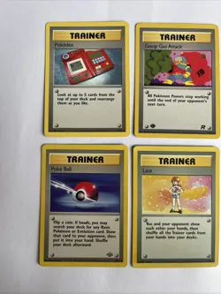 Pokemon Trainer Card X6 Bundle Shadowless Original Base Set Very Good Condition - Image 2