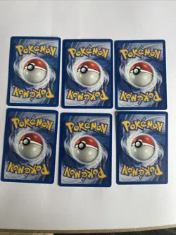 Pokemon Trainer Card X6 Bundle Shadowless Original Base Set Very Good Condition - Image 5
