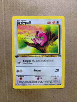 1st Edition Jigglypuff 54/64 Jungle Set - Common Pokemon Card - NM/Mint - Image 1