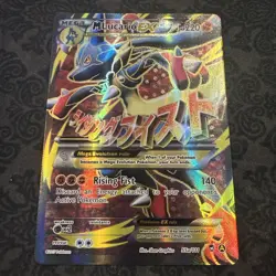 Pokemon TCG M Lucario EX 55a/111 Furious Fists Holo Full Art Ultra Rare Card - Image 1
