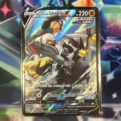 Pokemon Card - Rapid Strike Urshifu V Brilliant Stars TG20/TG30 Ultra Rare - Image 1