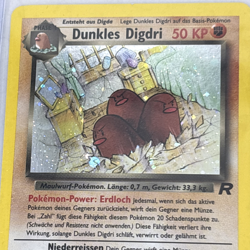 Pokemon Dark Dugtrio German Dunkles Digdri TCG Team Rocket Holo Card 6/82 - Image 3