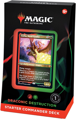 Magic: the Gathering Starter Commander Deck - Draconic Destruction (Red-Green) | - Image 4