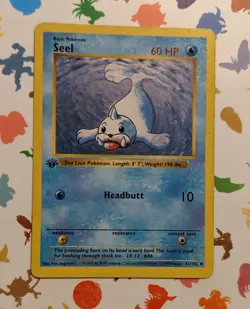 Pokemon TCG Seel 041/102 Base Set 1st Edition Shadowless English WOTC 1999 - Image 1