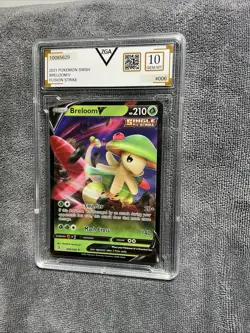 Holo Breloom V 006/264 ZGA 10 MINT Ultra Rare Fusion Strike Pokemon TCG - Image 1