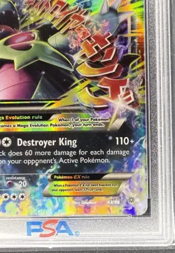 2015 POKEMON XY ANCIENT ORIGINS #43 M TYRANITAR EX PSA 10 GEM MINT - Image 5