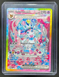 2025 Pokemon S&V Prismatic Evolutions Sylveon ex Special Illustration Rare #156 - Image 1