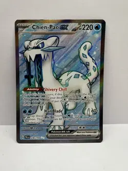 Pokemon TCG - Paldea Evolved Chien-Pao EX Holo Ultra Rare 236/193 NM/M - Image 1