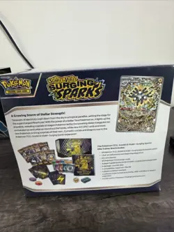 Pokemon TCG Scarlet & Violet Surging Sparks ETB New and Sealed - Image 4