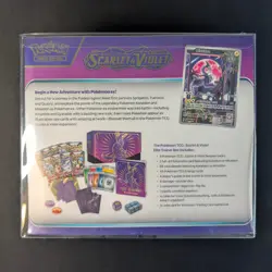 Pokemon Scarlet and Violet Base Elite Trainer Box ETB Sealed w PlasticProtector - Image 2