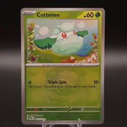 Pokemon TCG English SV: Prismatic Evolutions 007/131 Holo Cottonee (Master Ball) - Image 1