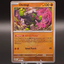Pokemon English: Prismatic Evolutions 057/131 Holo Okidogi (Master Ball Pattern) - Image 1