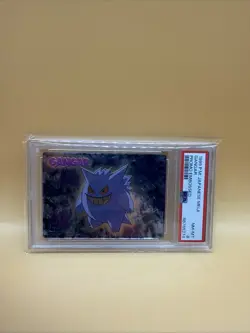 1999 Pokemon Japanese Meiji Promo Embossed Gangar. Gengar. PSA 8. Rare. - Image 1