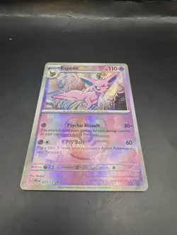 Pokemon TCG Espeon (Master Ball Pattern) 033/131 Sv: Prismatic Evolutions Holo - Image 1