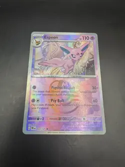Pokemon TCG Espeon (Master Ball Pattern) 033/131 Sv: Prismatic Evolutions Holo - Image 2