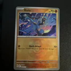 Pokemon TCG - Riolu 050/131 (Master Ball Pattern) - Prismatic Evolutions - Image 2