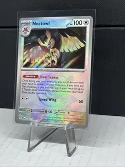 Noctowl (Master Ball Pattern) 078/131 Pokemon TCG Rare SV: Prismatic Evolutions - Image 3