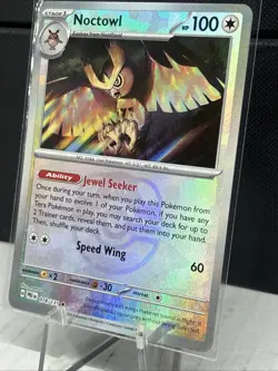 Noctowl (Master Ball Pattern) 078/131 Pokemon TCG Rare SV: Prismatic Evolutions - Image 4
