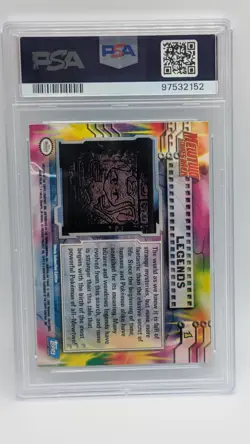 1999 Pokemon Topps Movie Edition Mewtwo SB Legends - Foil #1 Blue Logo PSA! - Image 2