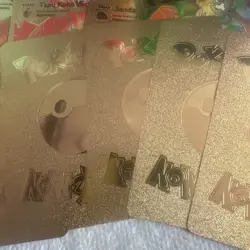 Pokemon 10 V Vmax Gx Gold Foil Rainbow ??Fan Art??set NM - Image 4