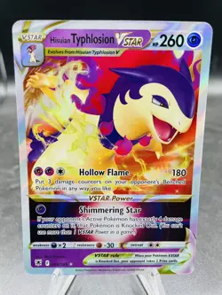 Pokemon Hisuian Typhlosion VSTAR 054/189 Astral Radiance Ultra Rare Holo NM - Image 1