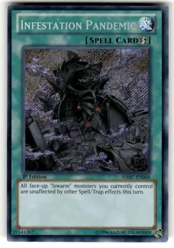 Yugioh Infestation Pandemic HA07-EN068 Secret Rare 1st Edition NM - Image 1