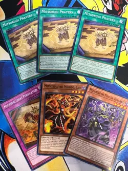 Mitsurugi Prayers x3 + BONUS - SUDA-EN094 - 1st Edition - NM - Yugioh - Image 1