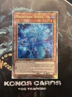 RA02-EN014 "Magicians' Souls" Quarter Century Secret Rare YuGiOh! NEW - Image 1